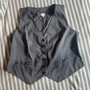 Target a new day Gray Pinstripe Vest XXL